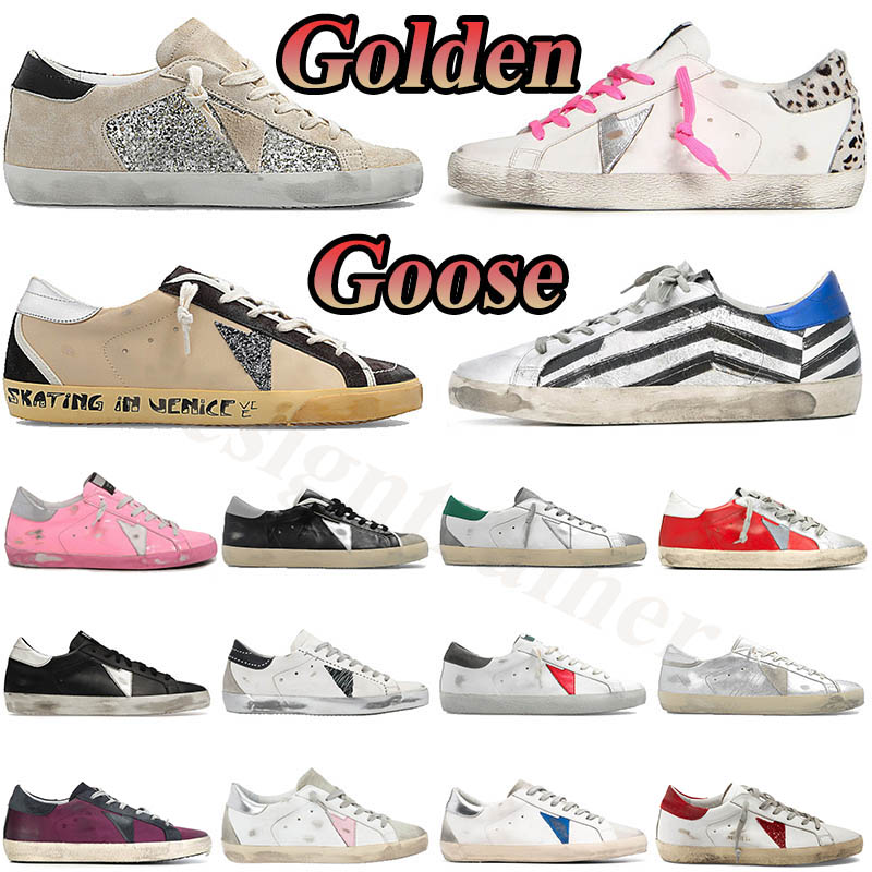 

high top golden goose sneakers casual shoe dupe platform hi star golden do old italian dirty shoes mens womens new white leather flat luxury designer dhgate 35-46, A22 white blue red