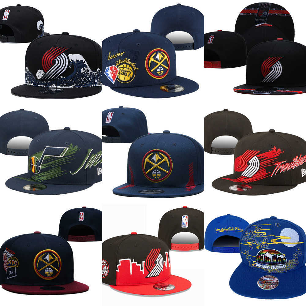

2022-2023 Snapbacks Denver''Nuggets''hat Utah''Jazz''Caps Portland''Trail Blazers''Basketball hats Adjustable Fit Hat, Color