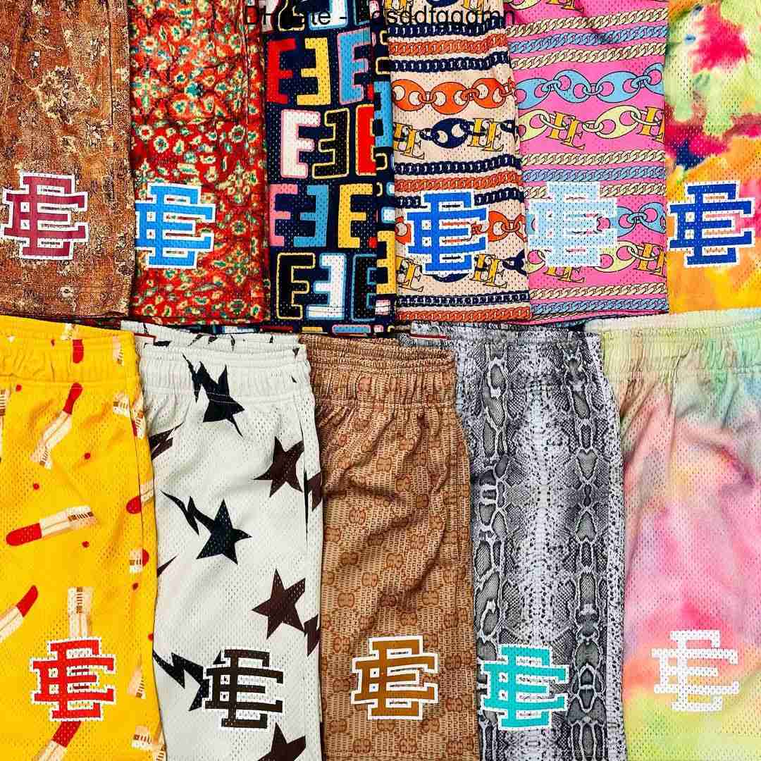 

Eric Emanuel EE Basic Men's Shorts Women's fitness shorts mesh breathable beach pant sports series basketball pants York 8FGK