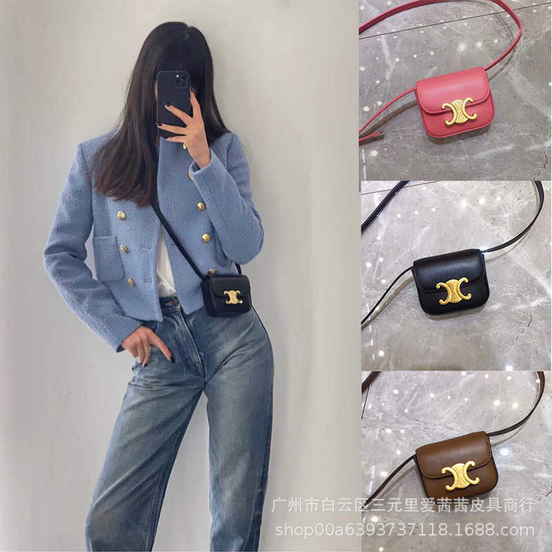 

Bags Stuff Sacks Bag female 2021 new fashion Arc de Triomphe Single Shoulder Messenger Mini lipstick headset bag, Black3