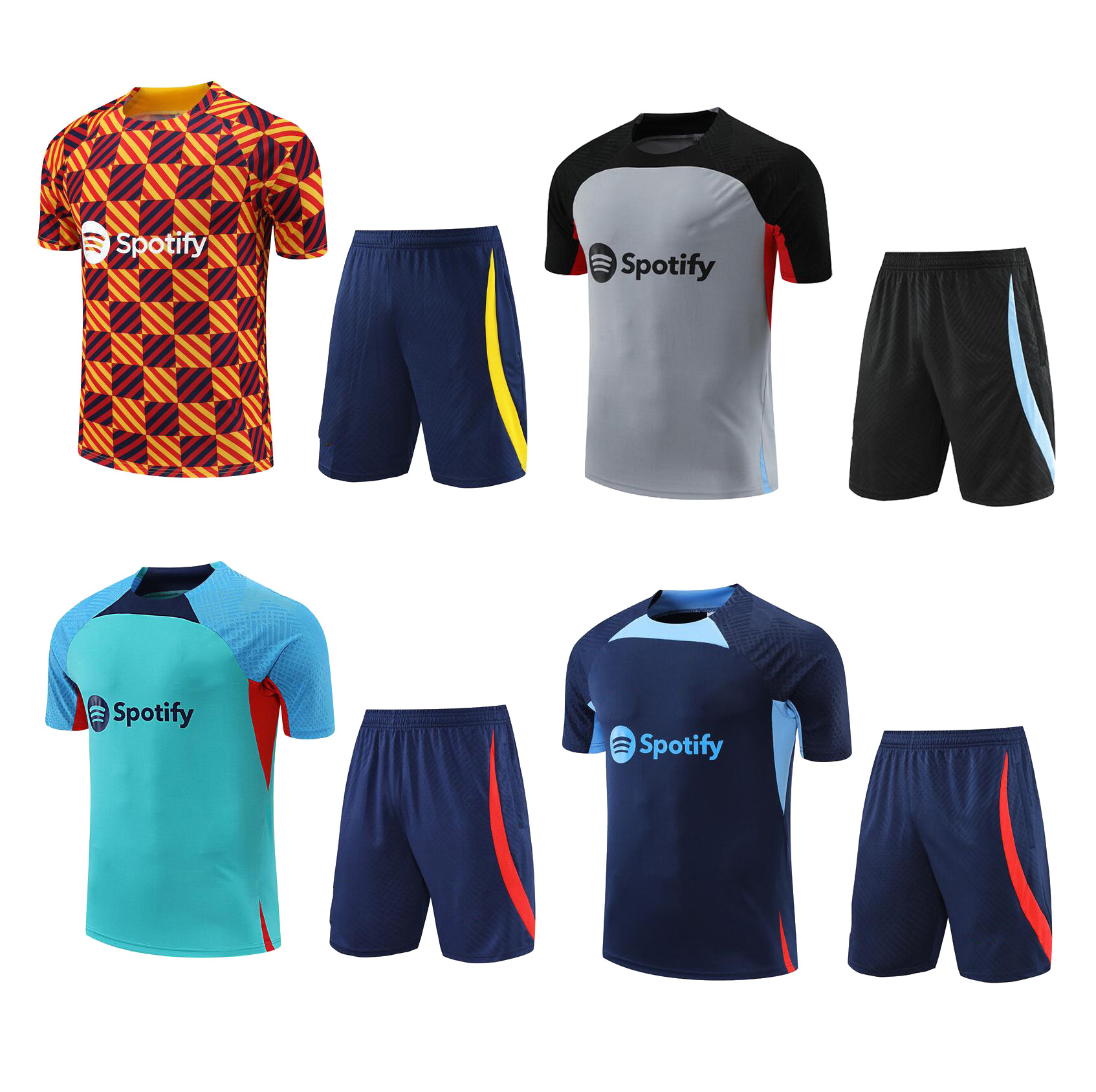 

2023 Barcelona Soccer Jerseys Barcelona short sleeve football training jersey kids football kits
