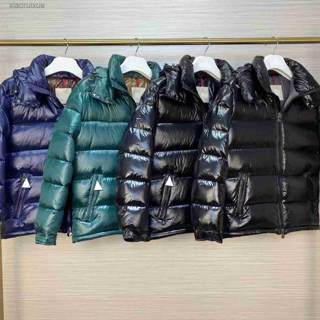 

2022 New mens Winter puffer jackets down coat Fashion Down jacket Couples Parka Outdoor Warm Feather Outfit Outwear Multicolor coatsHM8B, Black