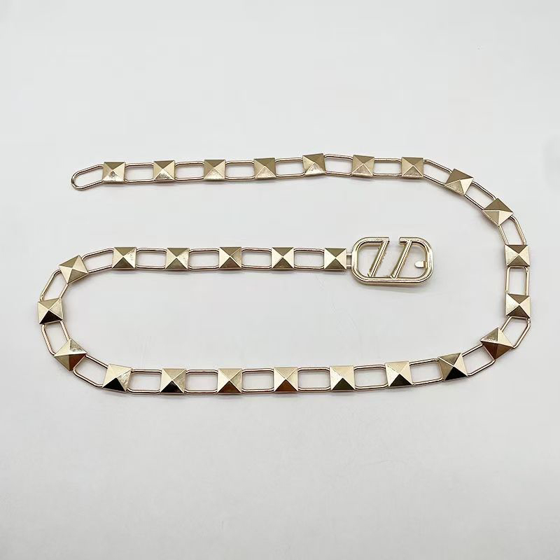 

Metal Waist Chain Belt For Womans Designer Belts Gold Alloy Narrow Fashion Waistband Lady Luxury Belt