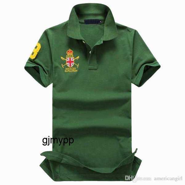 

Men's Polos embroidery designer short sleeve business casual t shirts 1DLM0