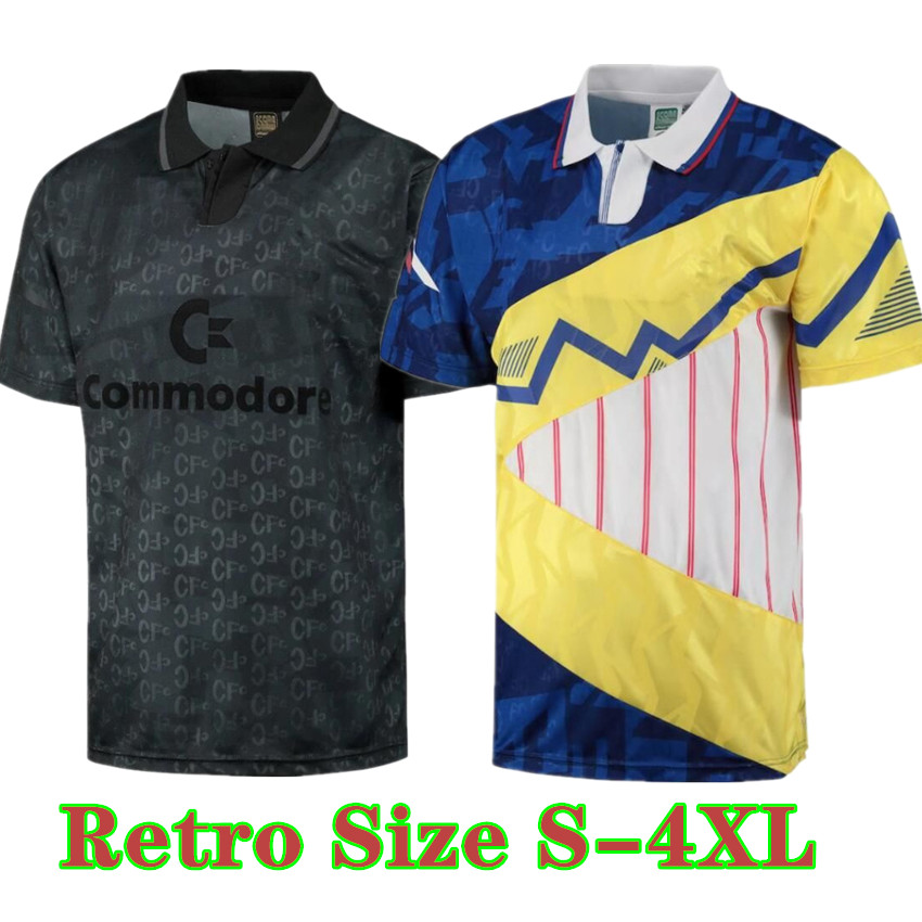 

S 4XL CFC 1990 Retro Soccer Jerseys Lampard Torres Drogba 01 03 08 09 Football Shirts Camiseta WISE finals 2011 12 13 89 91 95 97 99 TERRY ROBBEN GULLIT Soccer Jerse, 0809