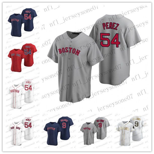 

Custom Mens women youth Boston''Red Sox''46 Martin Perez 9 Ted red grey blue Authentic 2020 Home Jersey