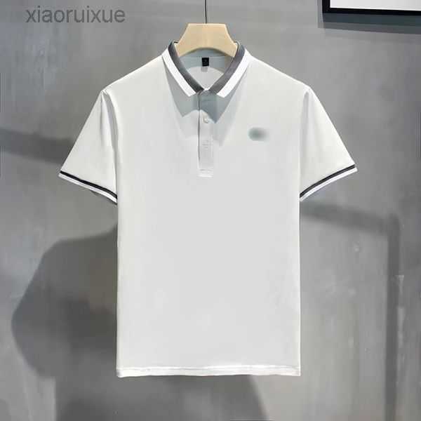 

Men's Polos Summer polo shirt Polo neck short sleeve T-shirt Large men's clothing fashion label high-end business casual half collar 12O1TH