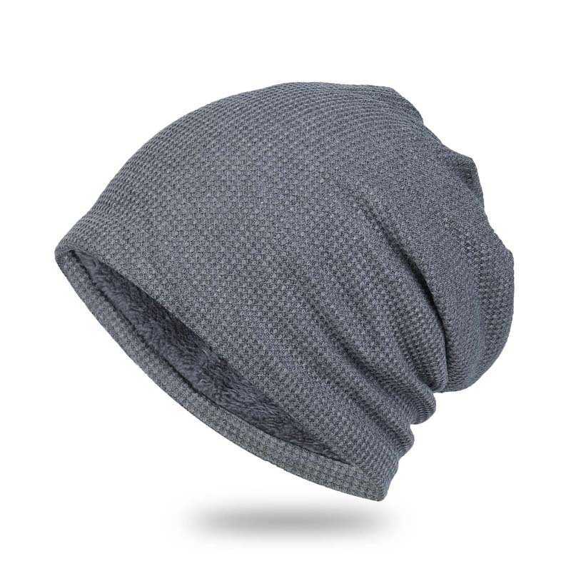 

HBP Hat men's thin Pullover hat leisure sports outdoor Baotou hat pile hat bald head air conditioning hat scarf hat tide, Light gray