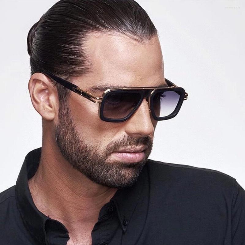 

Sunglasses 2023 Classic Men's Square Fashion Brand Designer Rivet Retro Women Sun Glasses UV400 Shades Style Driver Eyewear Ins