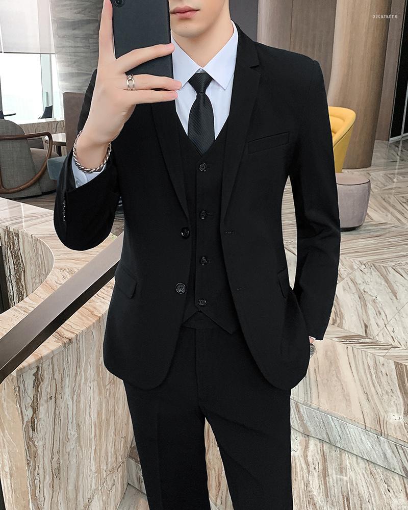 

Men's Suits Men's Suit Set Korean Casual Business Blazer Professional Slim Fit Formal Wear Man Groom Wedding, Separate suit