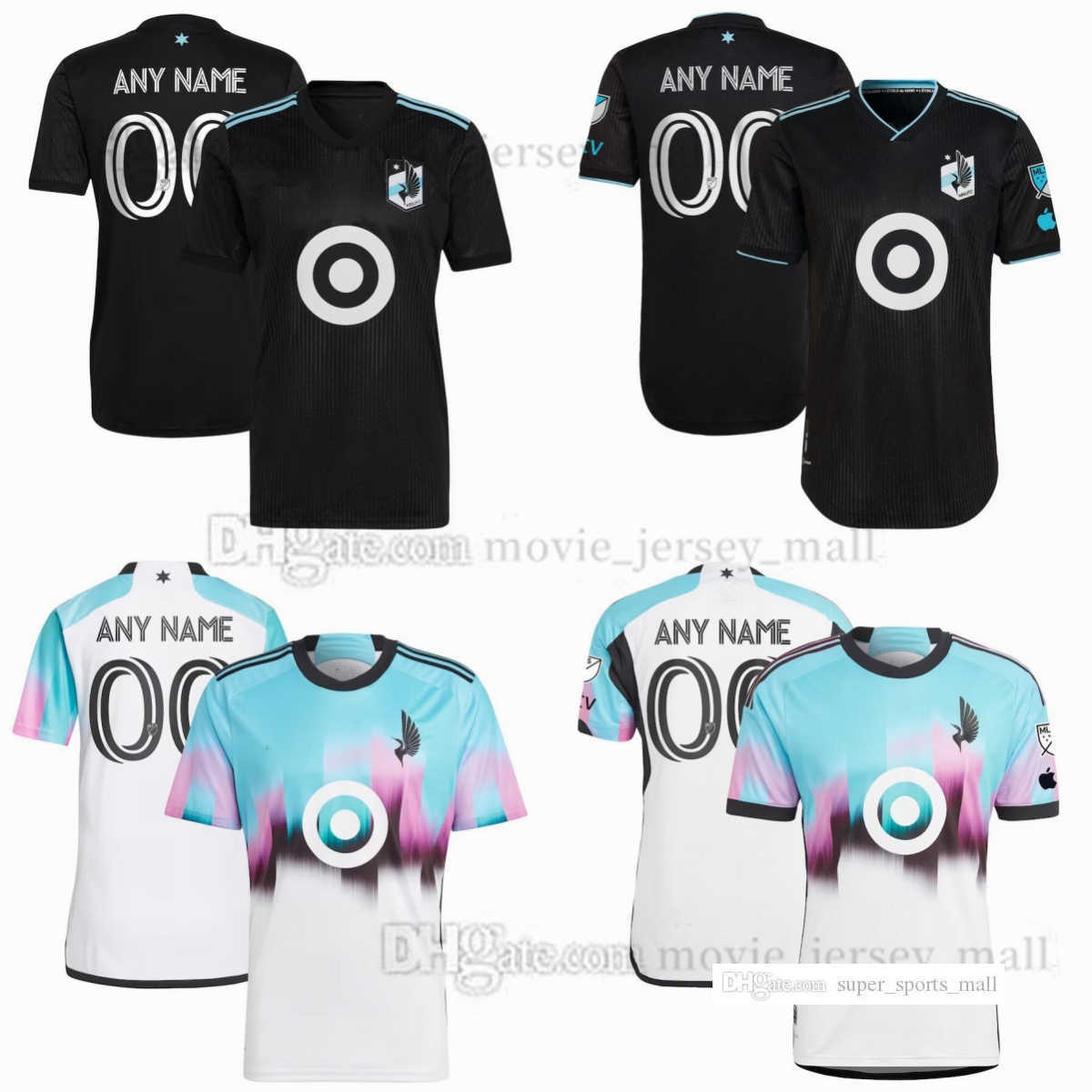 

Soccer Jerseys MLS Minnesota United FC Amarilla Arriaga Boxall Dibassy Dotson Fragapane Garcia Henry Hlongwane Irwin Kallman Lawrence Lod Reynoso Custom Shirts, Picture