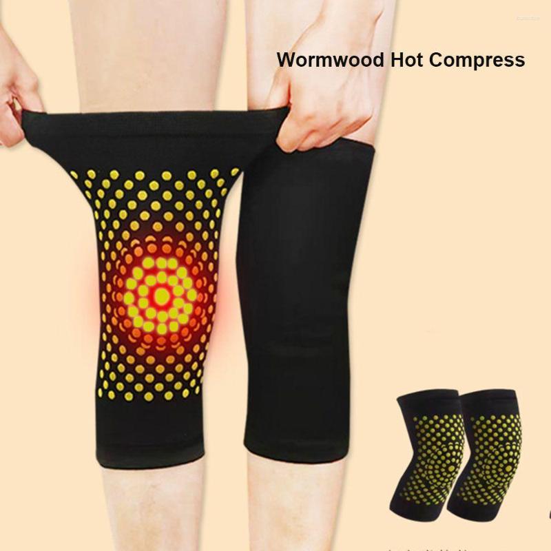 

Knee Pads Self Heating Leg Warmer Pad Arthritis Pain Relief Recovery Belt Massager Protect Support, Black