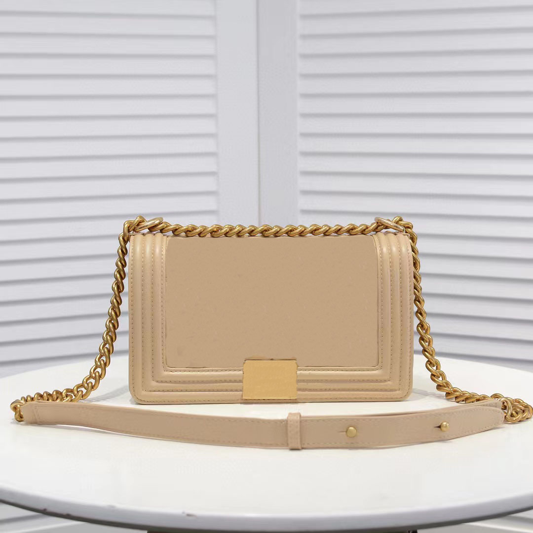 

Luxury Ladies Fashion Shoulder Bags Ladies Luxury Chain Messenger Bags Ladies Leather Handbags Women#, 67086#white gilt