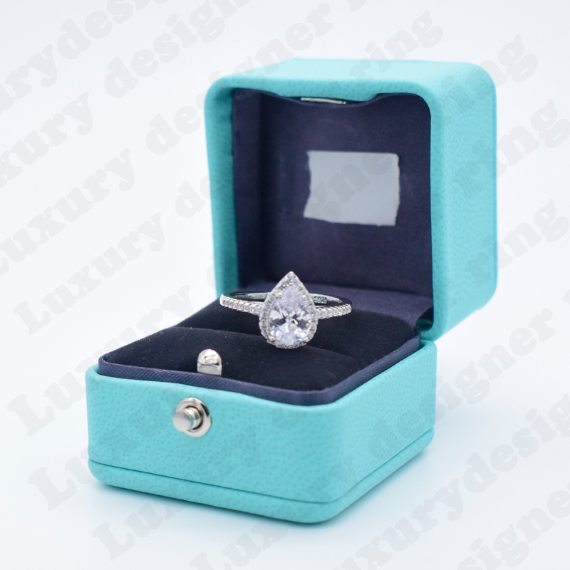 

Designer Ring Luxury Silver Engagement Women Jewelry