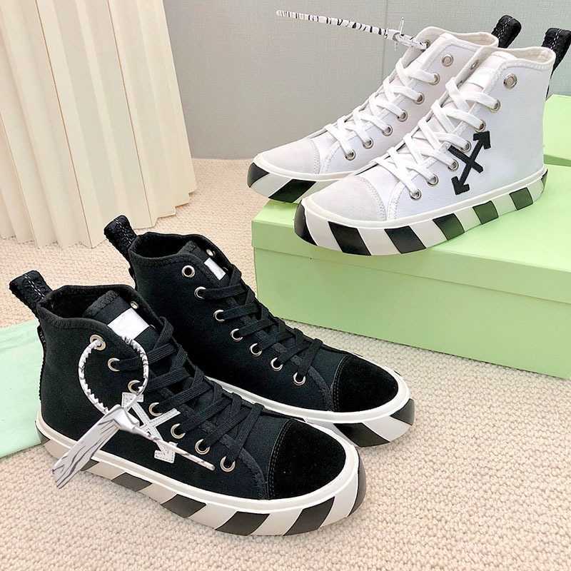 

2023 Spring and Autumn New Small White Shoes High Top Colored Arrow Thick Sole Elevated Board Fashion Couple Trend for Men Women