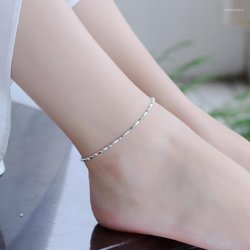 

Anklets Everoyal Female Sterling Silver For Women Jewelry Charm Bracelets Girl Birthday Party Accessories Summer