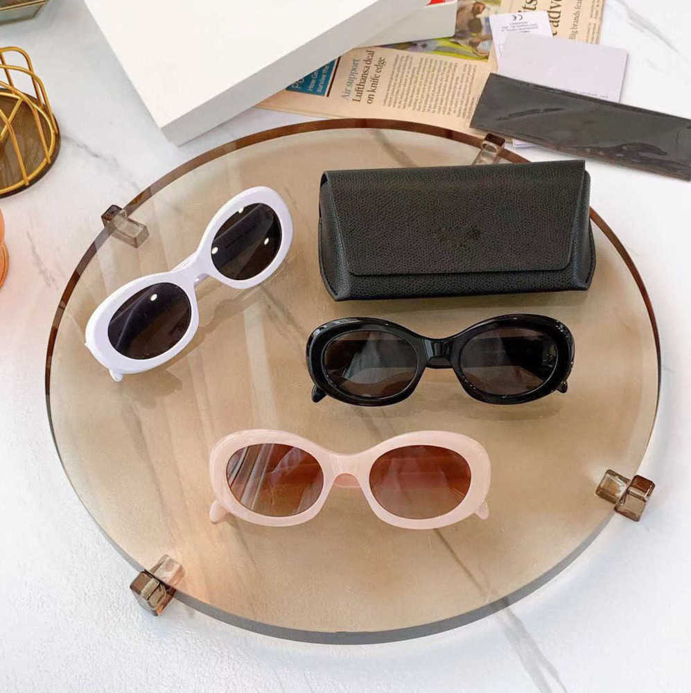 

Arc Sunglasses Frames New de Triomphe oval French high street CE home white cat's Eye female Motion current 23ESS