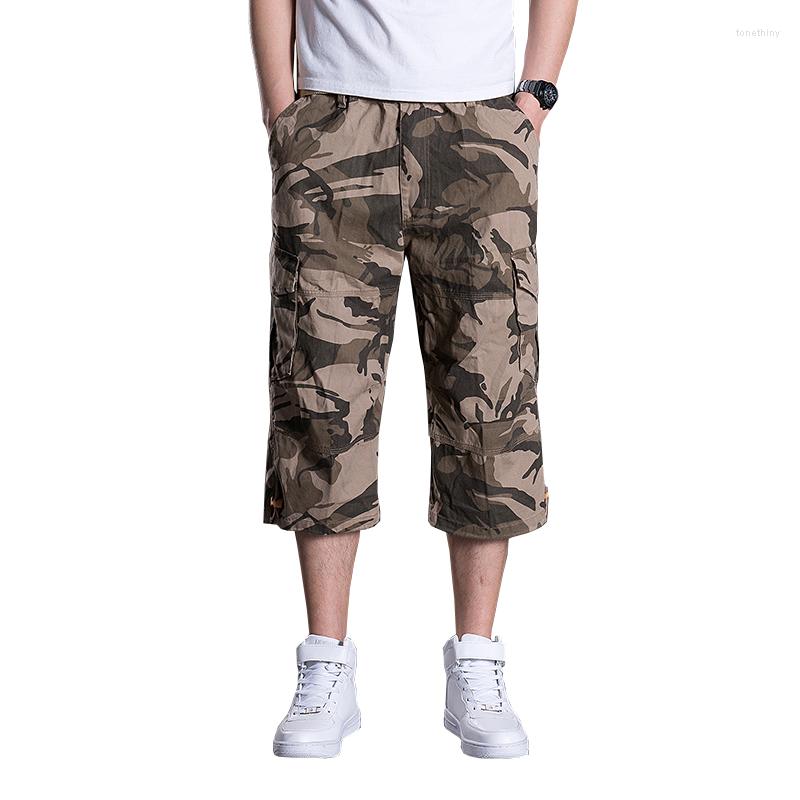 

Men's Shorts 7XL 6XL Plus Size Men Cargo Mens Camouflage High Quality Cotton Short Pants Brand Clothing Comfortable Sweatpants, Gray