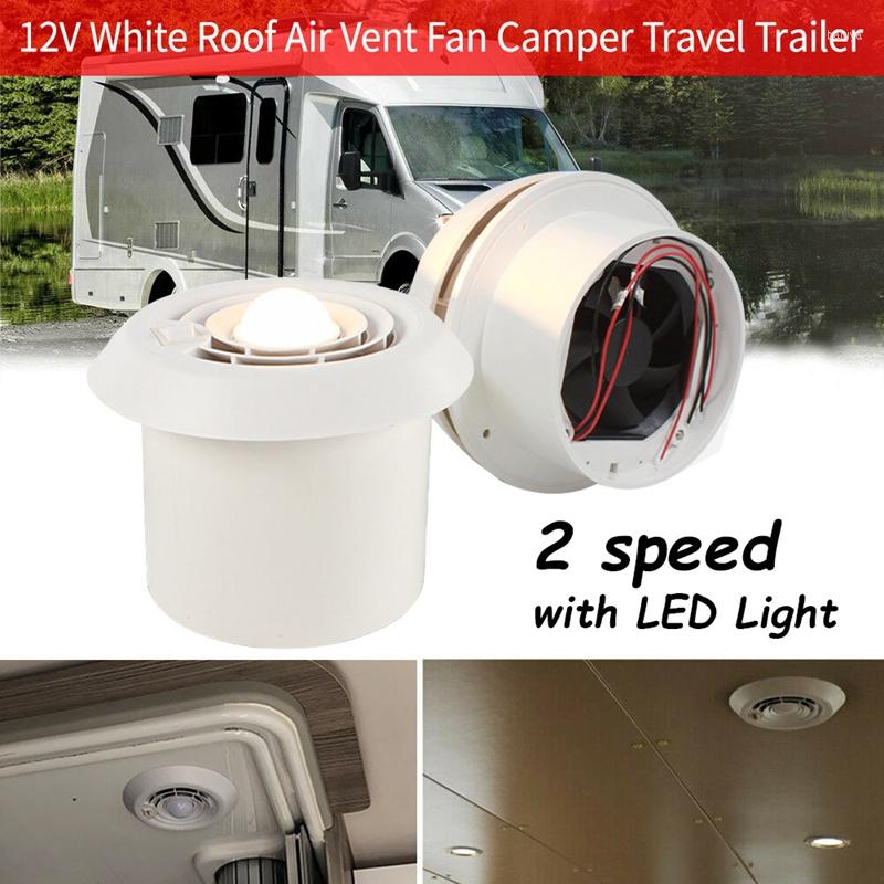 

All Terrain Wheels 12V RV Roof Air Vent Grille 2 Speed Strong Wind Ceiling Exhaust Fan With LED Light For Caravan Motorhome Trailer