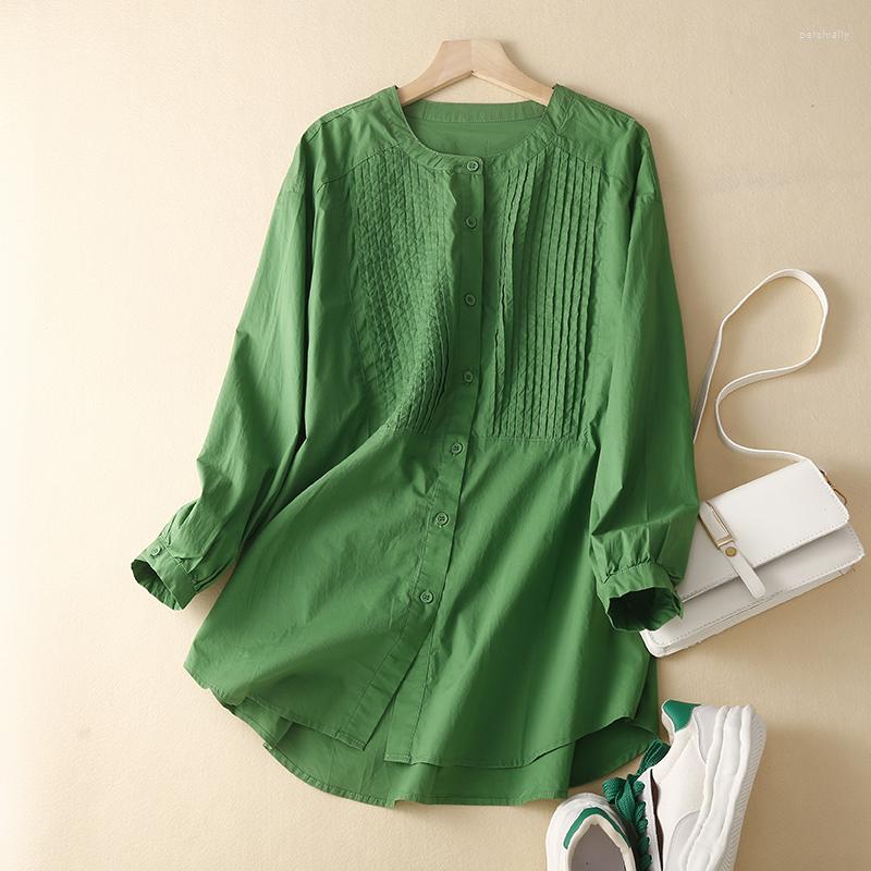 

Men's Dress Shirts Casual Shirt Women's Solid Round Neck Early Autumn, Ad485-3