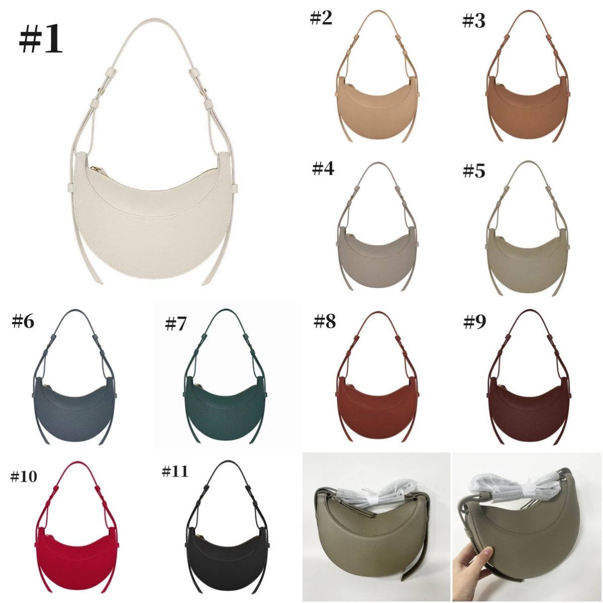 Sacs à bandoulière pour femmes, sac à bandoulière à sangle réglable, taille 24cm avec sac anti-poussière Opp 25471