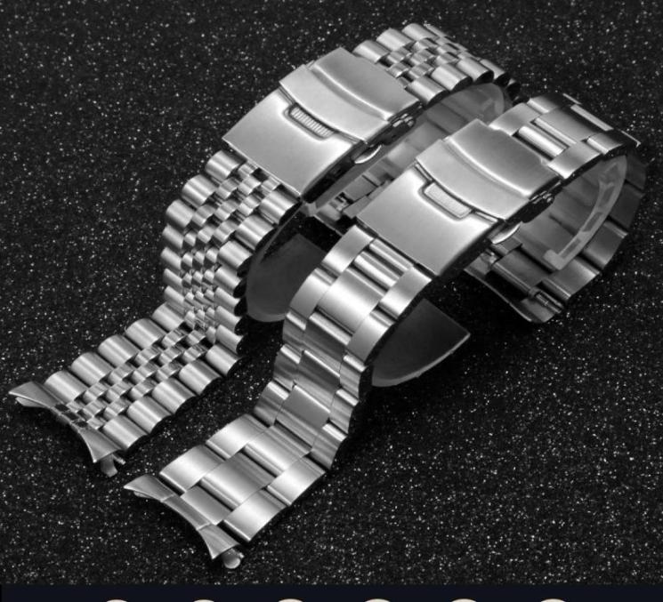 

Stainless Steel 22mm Oyster Strap Jubilee Band Suitable For SKX007 SKX009 Watch Bands3892198