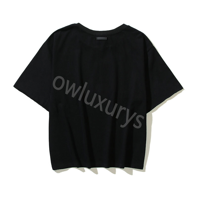 

High Quality Mens Stylist T shirt Men Clothing Fashion Tshirt Womens T-Shirts Short Sleeve Lovers luxury Designers Clothes Lady Casual essen Tee, The same as original