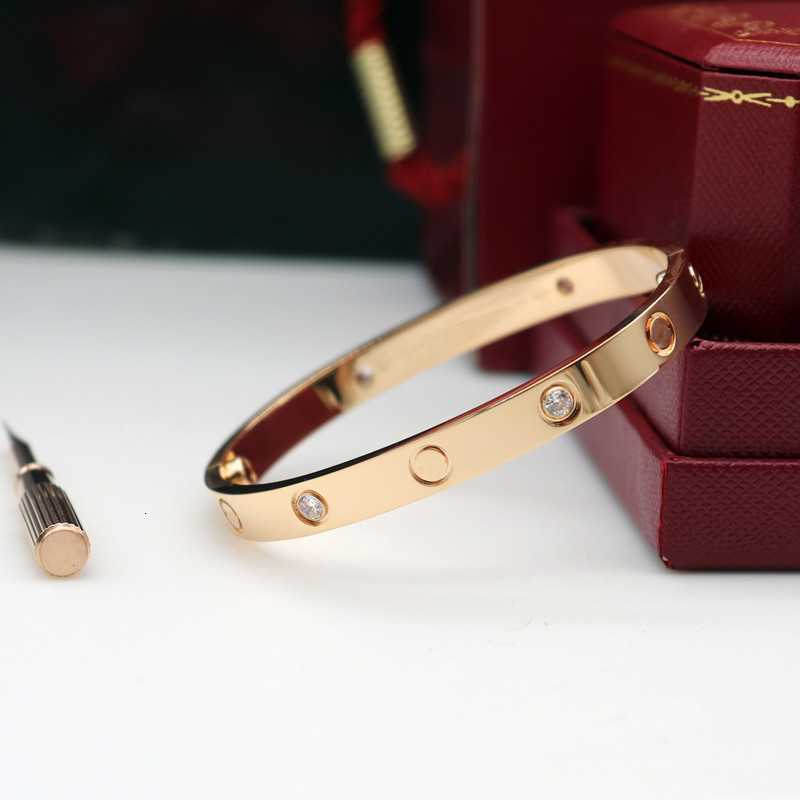 

High end luxury screwdriver love bracelet designer Bangle fashion bracelet Unisex Stainless steel plated 18K Gold Jewelry Christmas Party Wedding Gifts