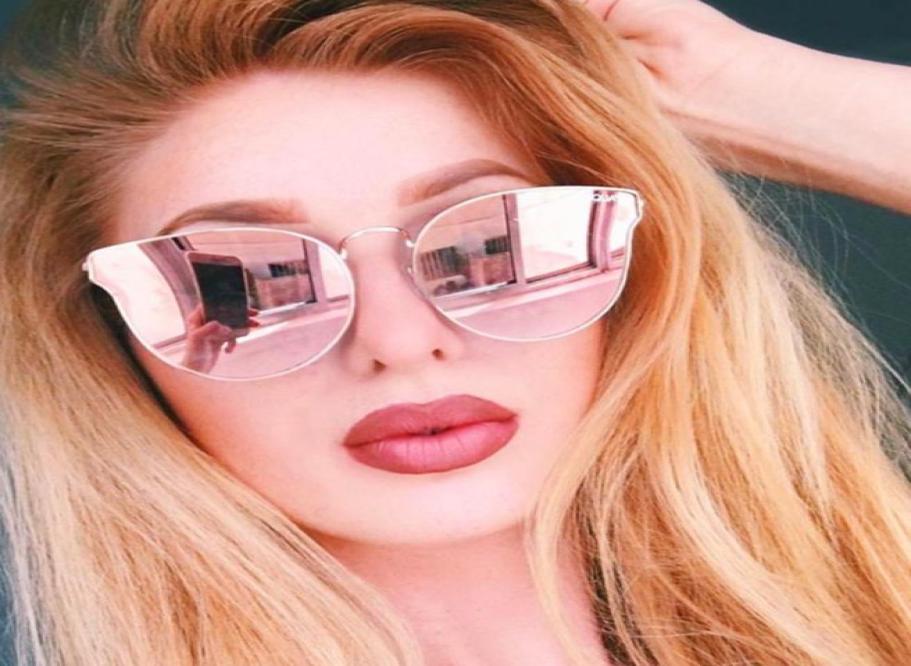 

Sunglasses Vintage Cat Eye Women Quay Brand Designer Pink Cateye For All My Love Gradient Eyewear Mujer1167421