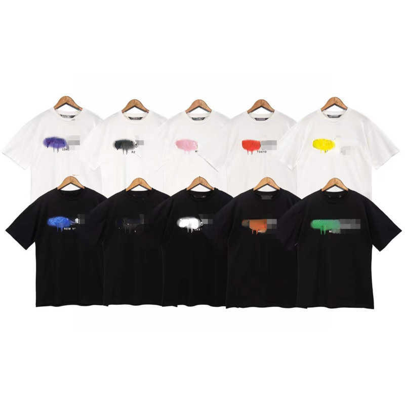 

Mens short sleeved t shirt sweatshirt designer Tshirt round neck tee pullover men women loose T-shirts luxury cotton tops, 11