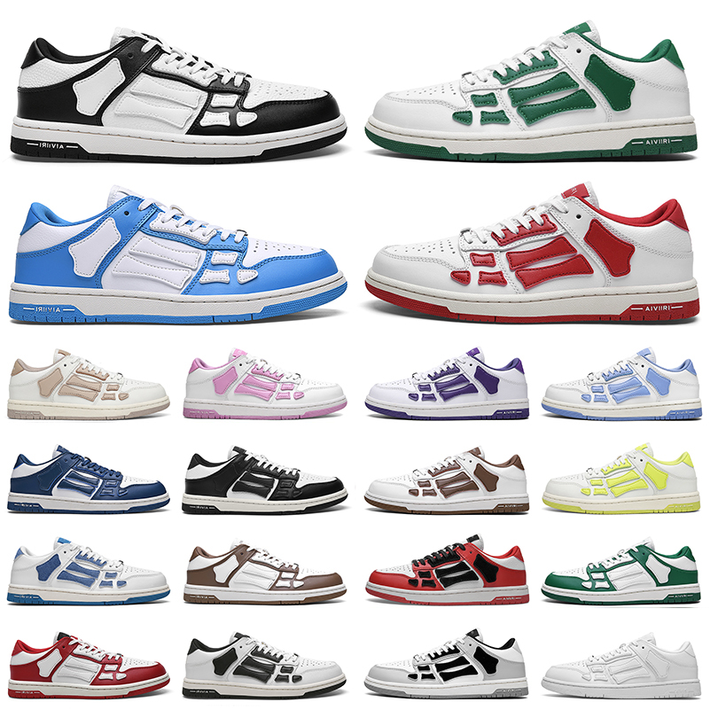

Running Shoes Designer Men Women Skeleton White Black Green Gray Skel Top couple casual Mens Sports Sneakers Sneaker, Color#22