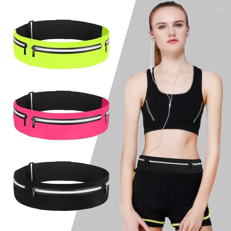 

Outdoor Bags Sport Running Phone Case Waist Bag For Women Men Waterproof Comfortable Cycling Safty Reflective Tape Belt