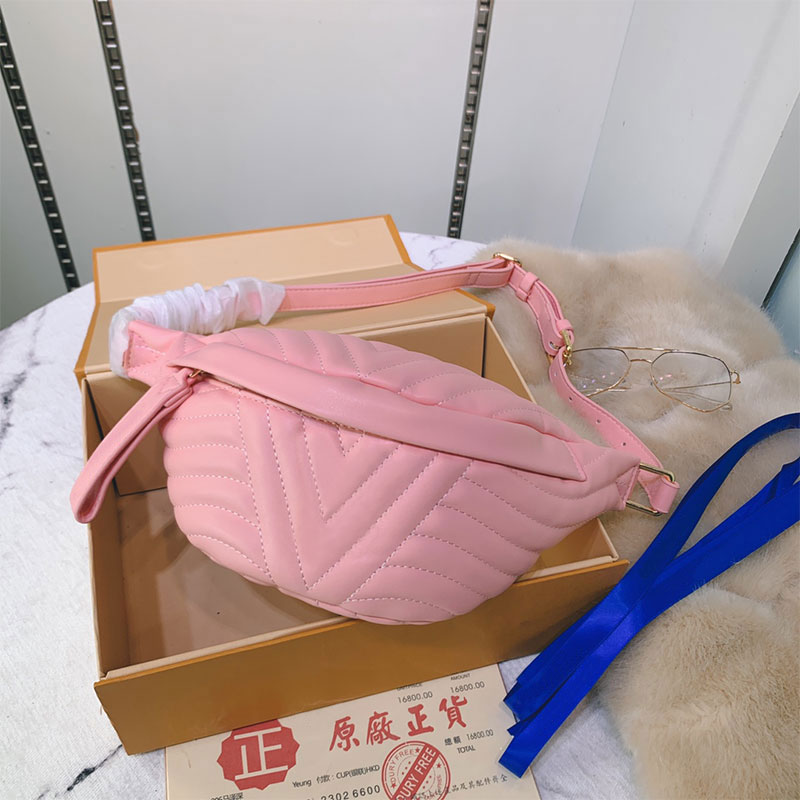 

New Millionaire Waist Bags Genuine Leather waist bag Calfskin Designer Shoulder Bag Bumbag Temperament Fanny Pack Bum Waists pocket, Size: 22.5x12x11cm