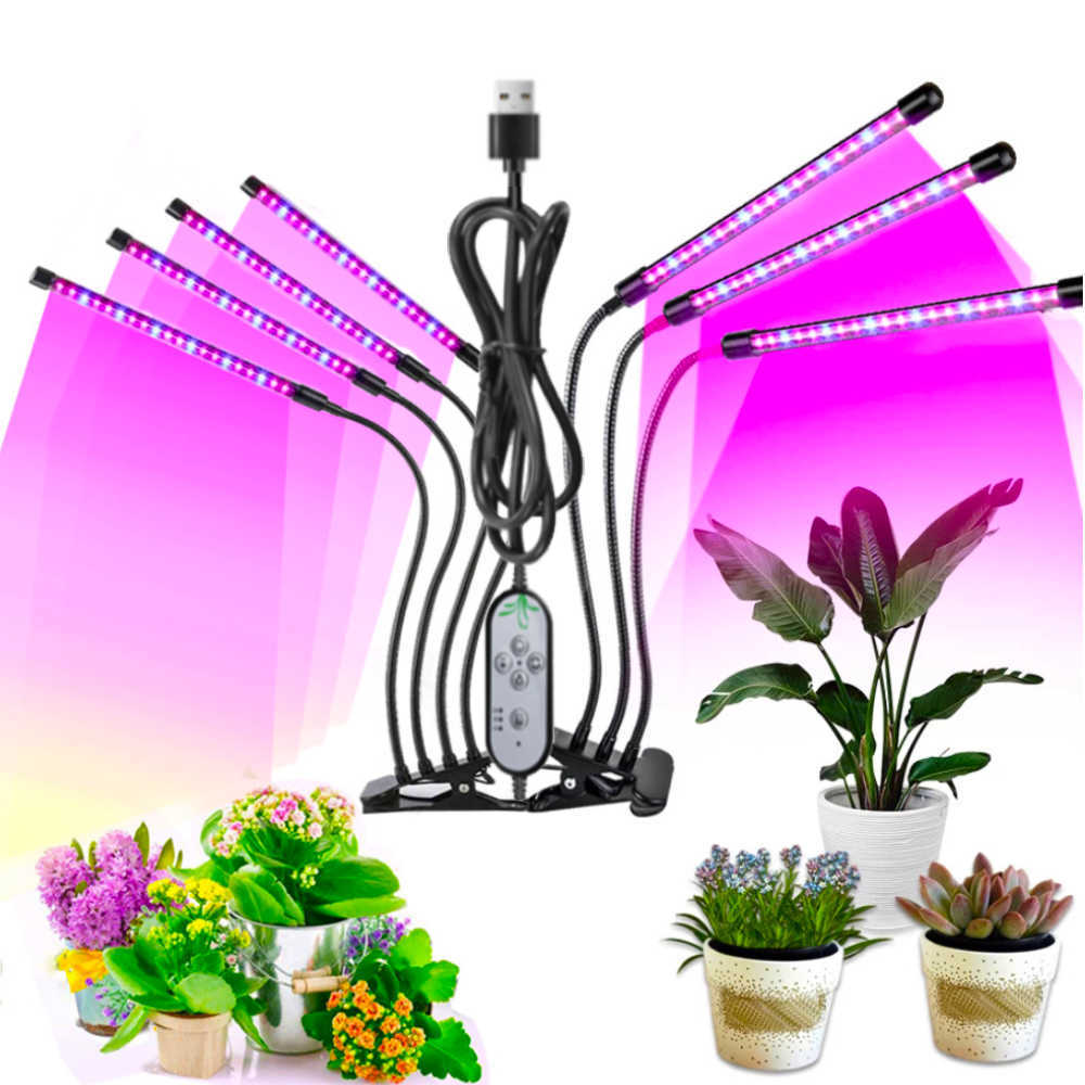 Grow Lights USB Phyto Lamp LED Grow Light Full Growth Spectrum Horticultural Phytolamp With Control For Indoor Cultivation Plant Flowering P23041-image-858527012