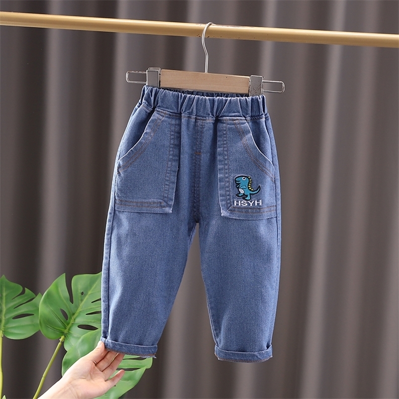 

Jeans Autumn Kids High Quality Boys Girls Fashion Holes Children Jeans for Boys Casual Denim Pants Toddler leggings 0-5 Years 230413, Blue