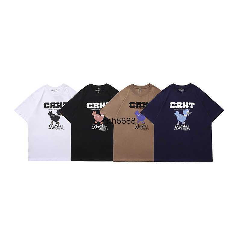 

Bbdw 2023 Men' and Women' Fashion t Shirt Tooling High Street Brand Carhart New Snow Peak Pattern Couple Loose Short Sleeve Trend, Black