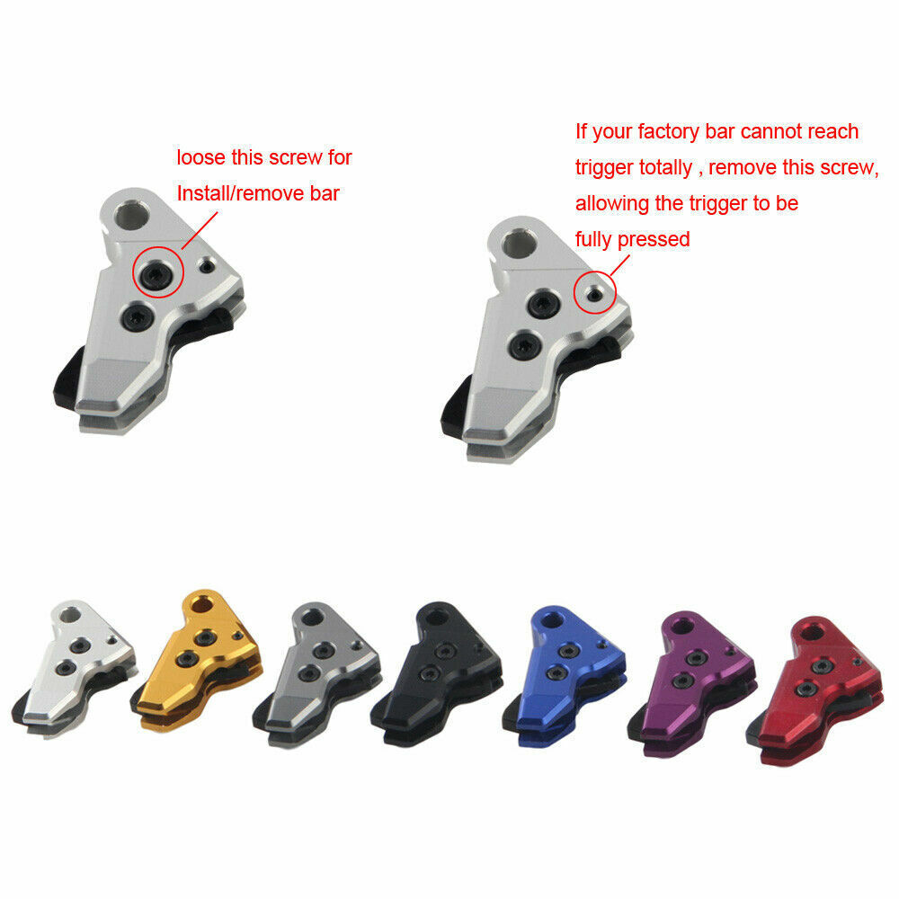

Aluminum Flat Trigger Shoe with Free Stainless steel Bar fit Glock Gen 3-4 17 19 22 23 26 27 31 32, Gen34