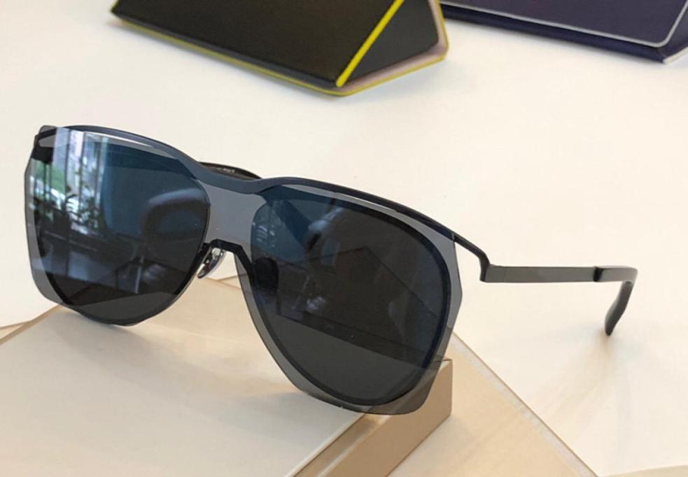 

Luxury 0187 Sunglasses For Women Popular Fashion Designer Goggle Designer UV protection Oval Half Frame Top Quality Come With Pack4347531