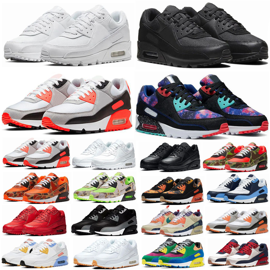 

max 90 90s Men Women Running shoes OG MAX 90S designer Black Light Brown White Cool Grey Lucha Libre Wolf Grey Bred Obsidian UNC Trail Team Gold men trainers Sneakers TS1, 12