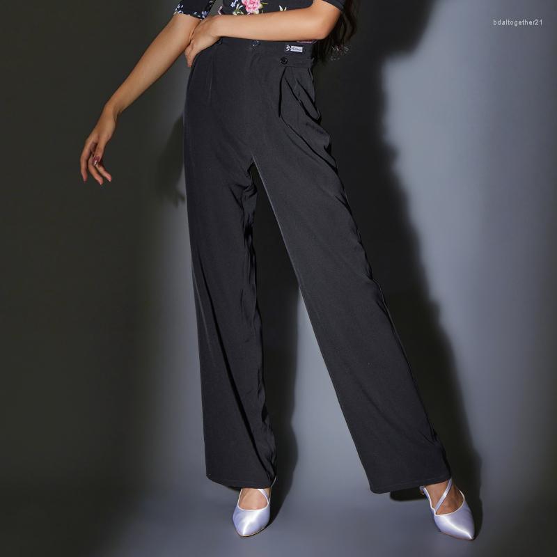 

Stage Wear HCdance Women's Ballroom Dance Pants Latin Costumes Modern, Black