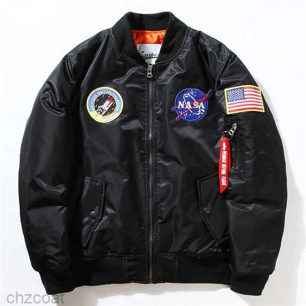 

Fall-Flight Pilot Jacket Coat Bomber Ma1 Men Bomber Jackets Embroidery Baseball Coats M-XXL free 8STL, Separates