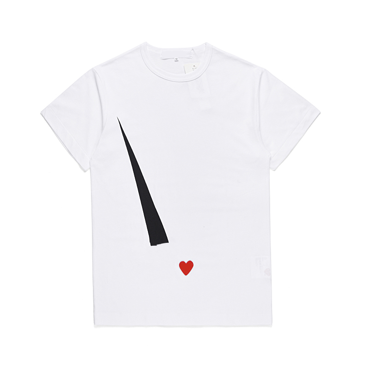 

Fashion Mens Play T Shirt Designer Red Heart Shirt Commes Casual Women Shirts Des Badge Garcons High Quanlity TShirts Cotton Embroidery dsfg, 13