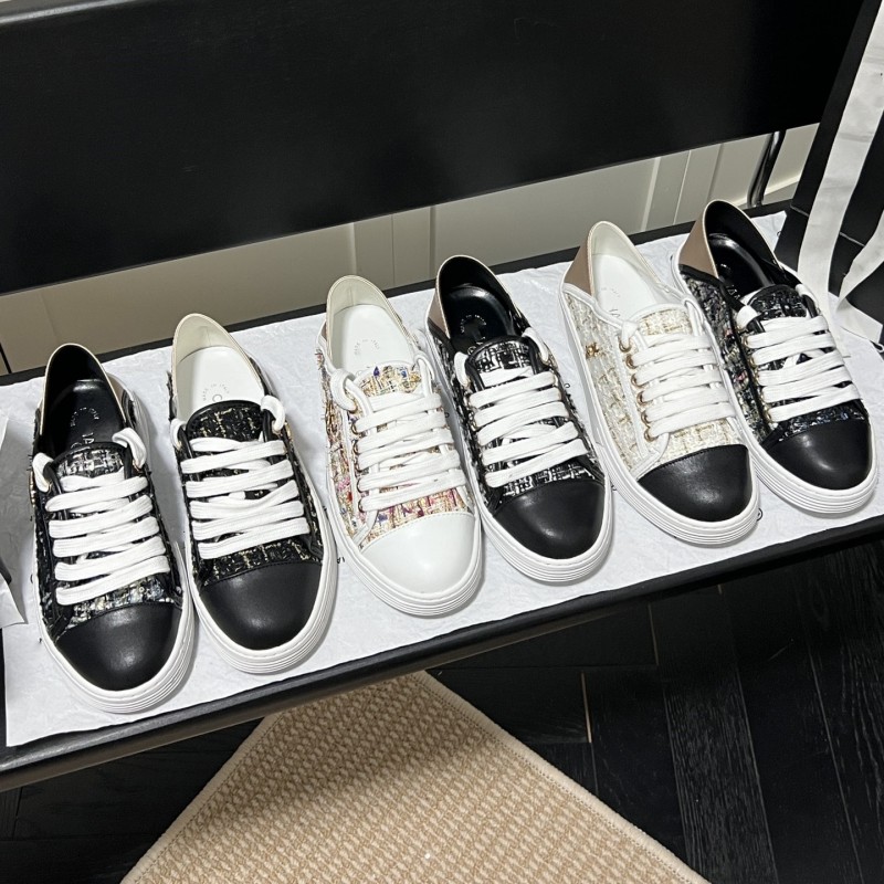 

Designer CHA women Sneakers Calfskin EL Casual Shoes weave fragrance style Shoes Vintage Suede Leather Trainers sandals Sneaker Patchwork Leisure Shoe, Cnl4125