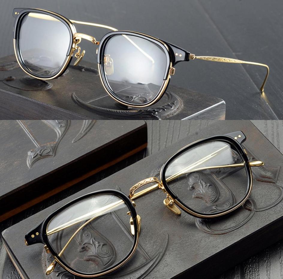 

High Quality Frame Titanium Acetate Optical Eyeglasses Men Women039s Classic Square Prescription Glasses Retro Spectacles Eyewe2474021