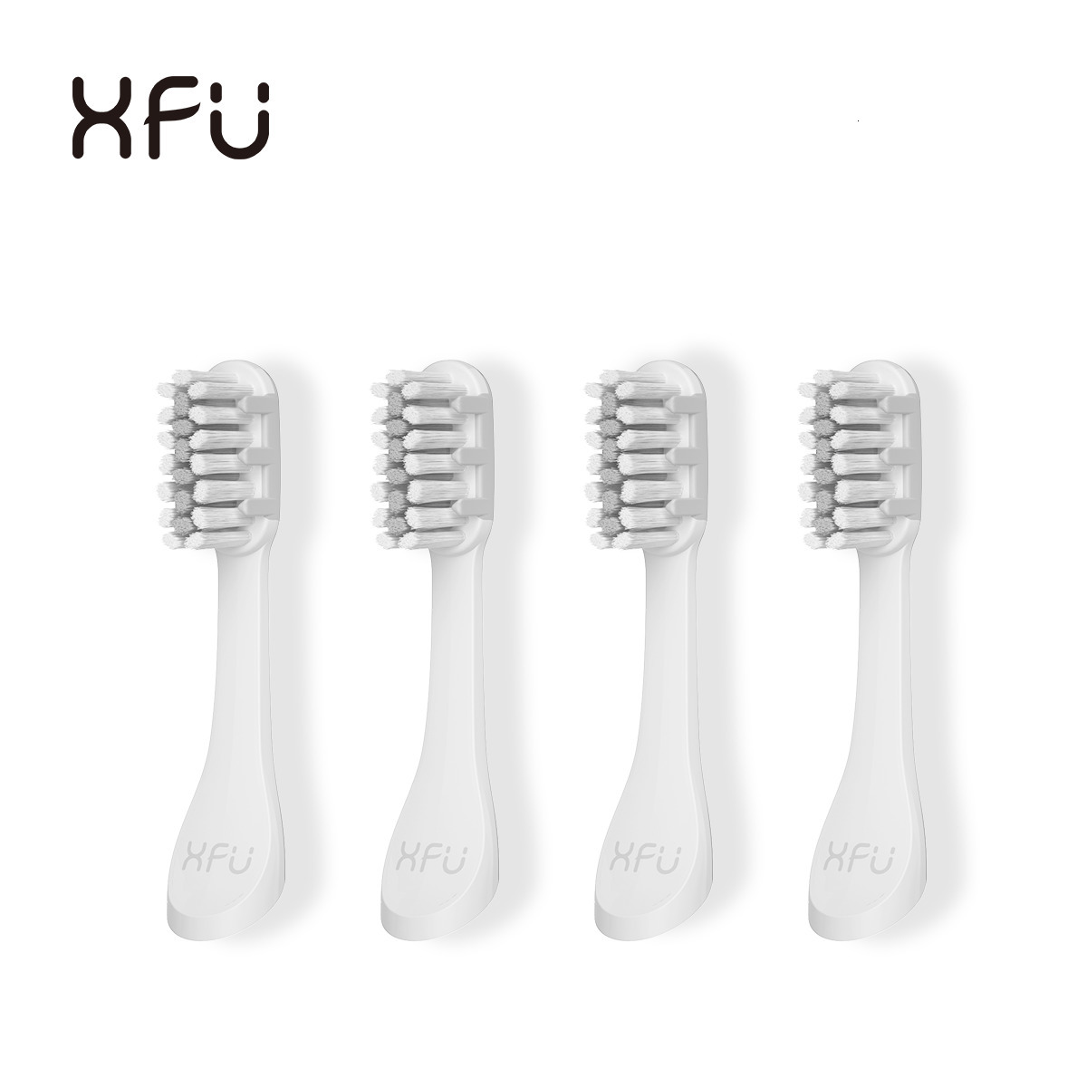 

Toothbrushes Head Replaceable Head*4 Compatible with The XFU-2102 Sonic Electric Battery Toothbrush HandlesWhite 230413