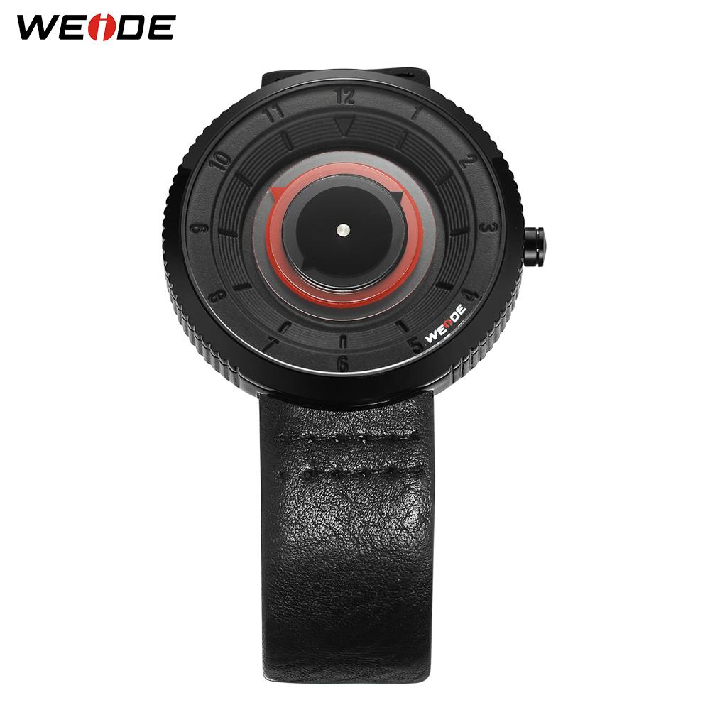 

2023 WEIDE Quartz Movement Watches Waterproof Mens Luxury Leather Strap Date Clock Relogio Masculino Women Watch Buy One Get One Free Gift, Color-3