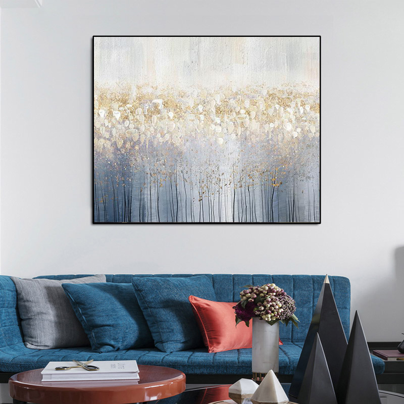 

Scandinavian Style Wall Art Canvas Oil Painting Posters and Prints Painting Abstract Canvas Art Pictures Livingroom Home Decor