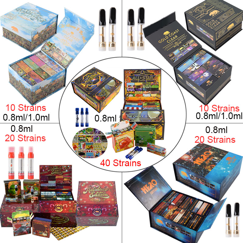 

Gold Coast Clear Atomizers All Star Smokers Club V2 Limited Edition Empty Vape Pen Cartridges Packaging 0.8ml 1ml Ceramic Carts 510 Thread Thick Oil Wax Vaporizer