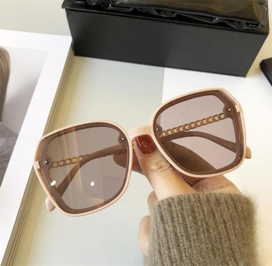 

Sunglasses 2022 Polarized Pink Female Luxury Elegant Pretty Summer Glasses Women Chain Inspired Designer Square1684482