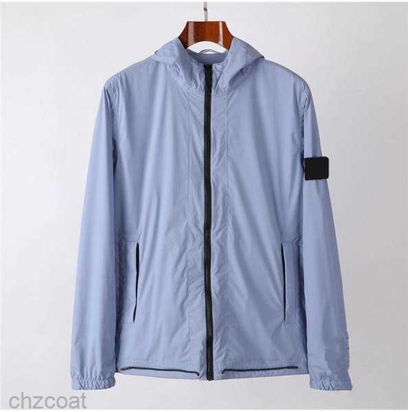 

Summer sun light Hooded Jacket Casual simple men women quality badge sunscreen clothes for lovers Fashion men's youth coat Zip Hoodie Stone Windbreaker OHY1, Not for sale